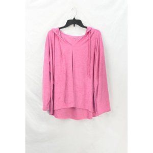 Rebellious One HOT PINK Women's Trendy Plus Size 2X Loop Terry Hoodie LL1008AFA